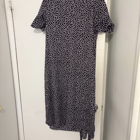 Polka Dot True Wrap Dress - Picture 3 of 3